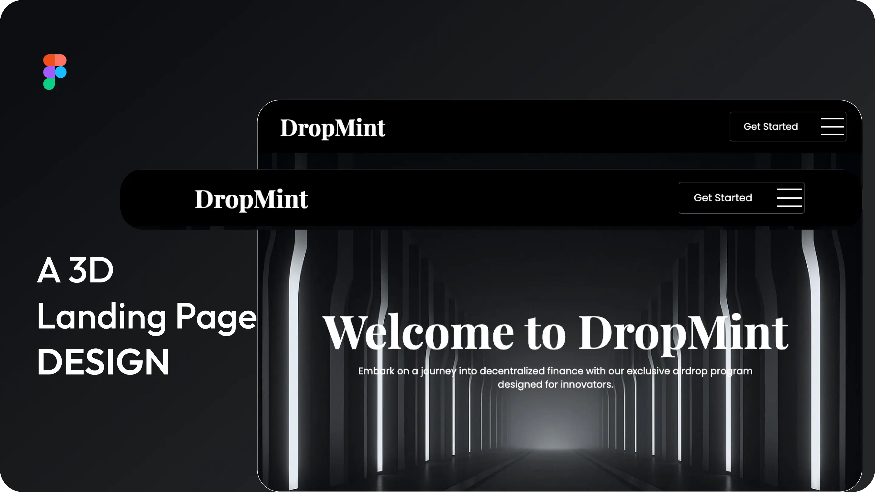 DropMint DeFi Landing Page
