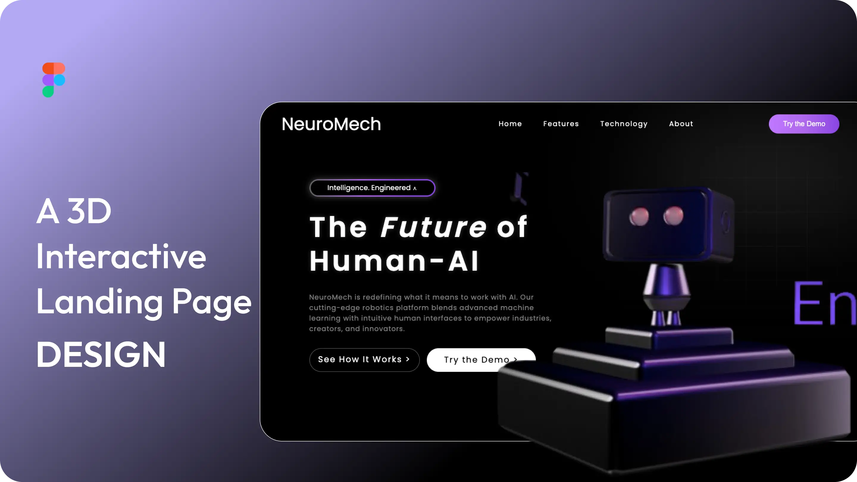 NeuroMech 3D Landing Page