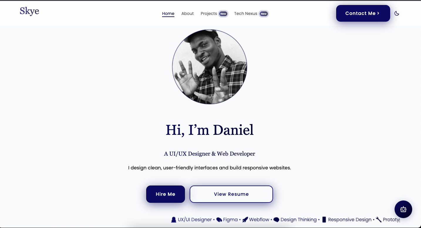 Desktop view preview